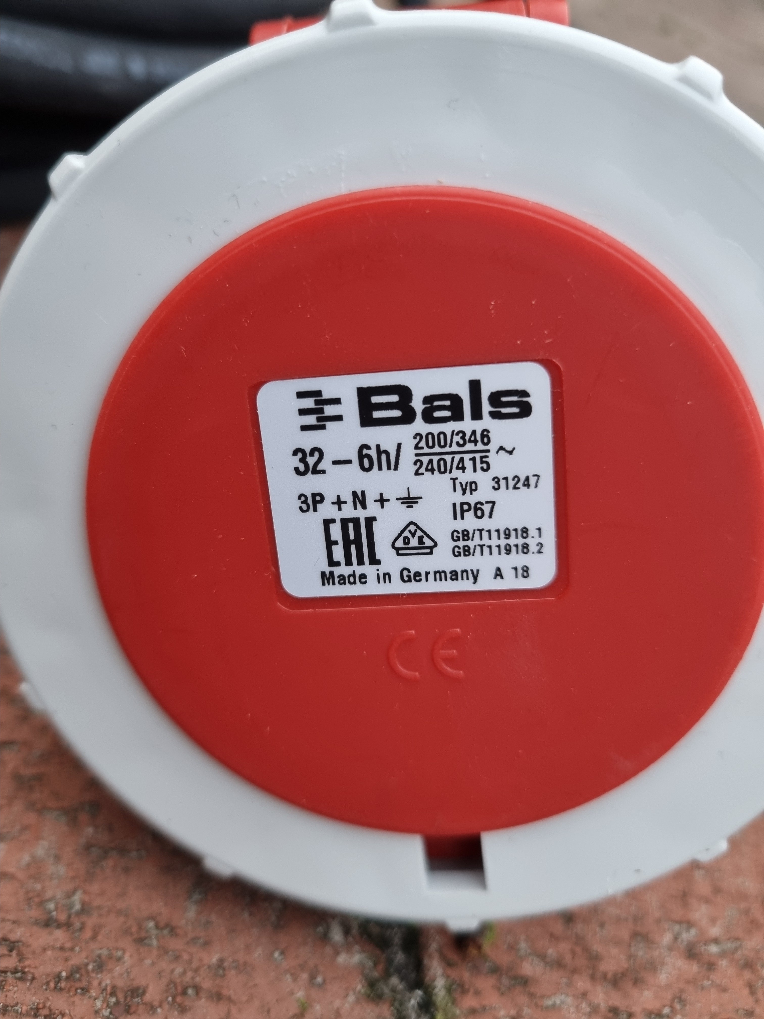 CEE-Verlängerungskabel 32A